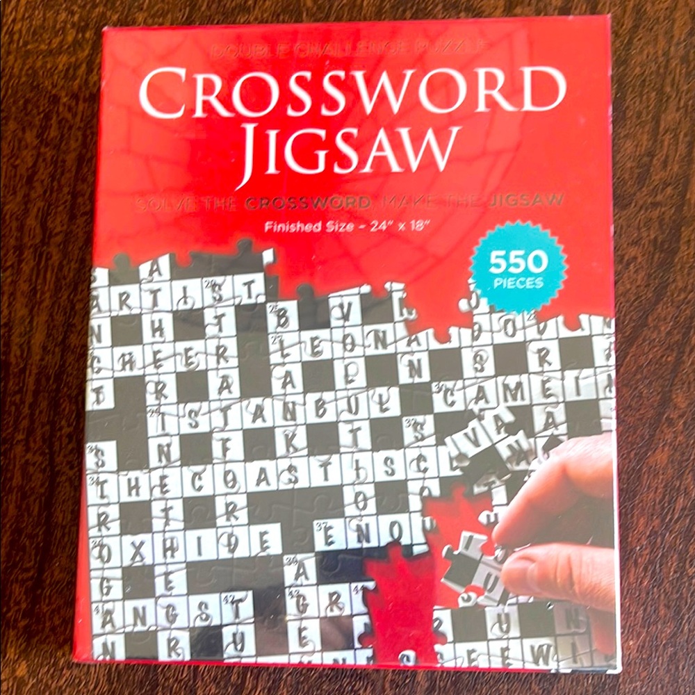 NWT Crossword Jigsaw Puzzle - 550 Pieces